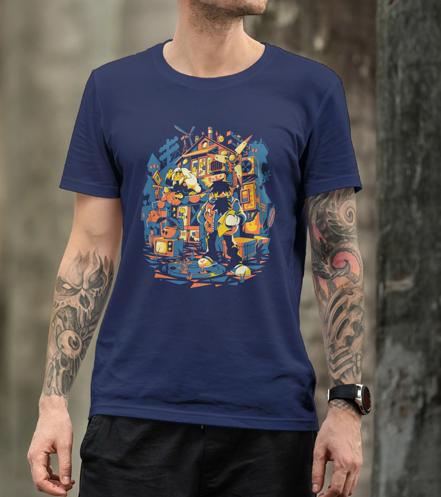 Adventure Bound Eastward Fangamer Video Game Art Retro Style Journey T-Shirt