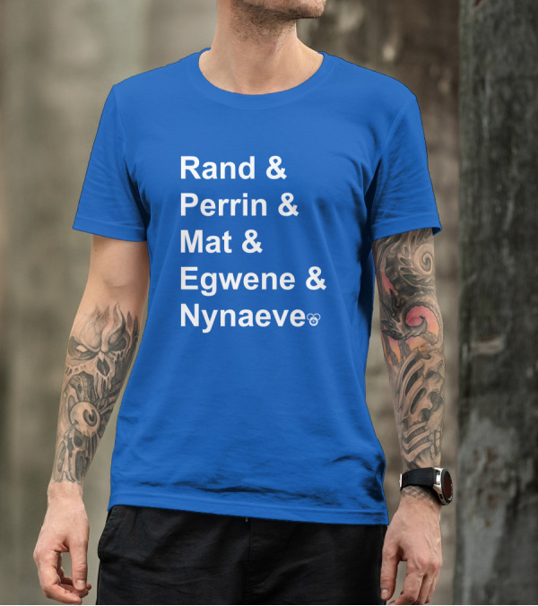Rand Perrin Mat Egwene Nynaeve Wheel Of Time Characters T-Shirt