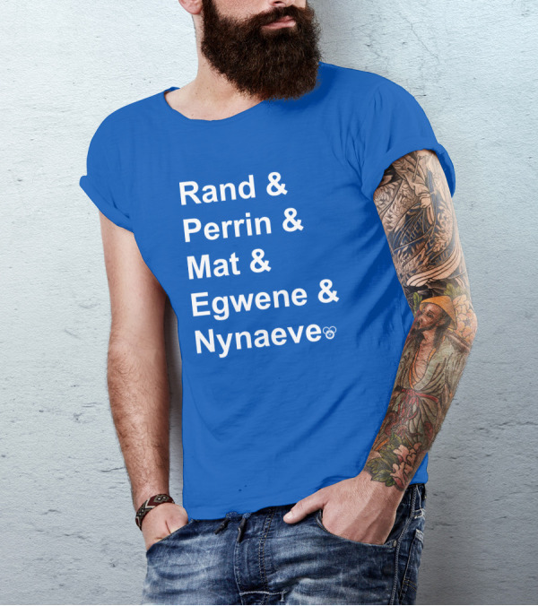 Rand Perrin Mat Egwene Nynaeve Wheel Of Time Characters T-Shirt