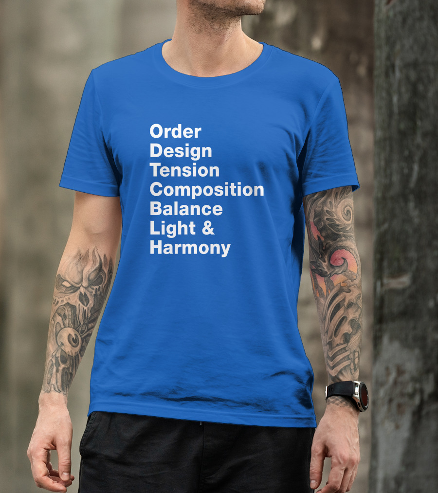 Order Design Tension Composition Balance Light And Harmony T-Shirt