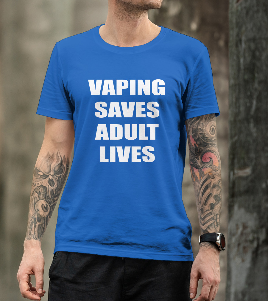 Vaping Saves Adult Lives Amanda Wheeler Advocacy Support White T-Shirt