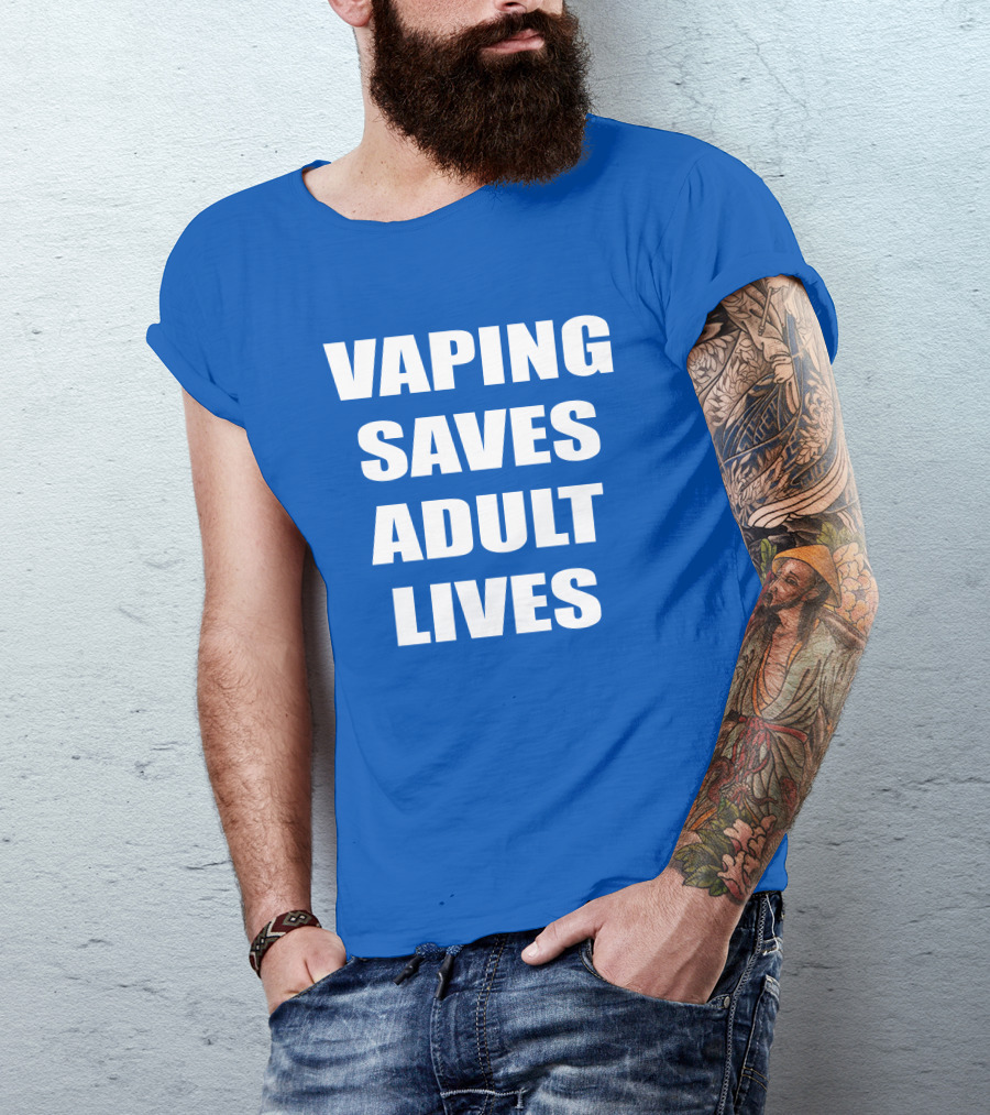 Vaping Saves Adult Lives Amanda Wheeler Advocacy Support White T-Shirt