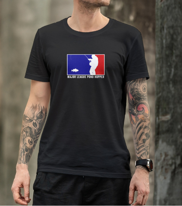 Major League Pond Hopper Fishing With Norm T-Shirt