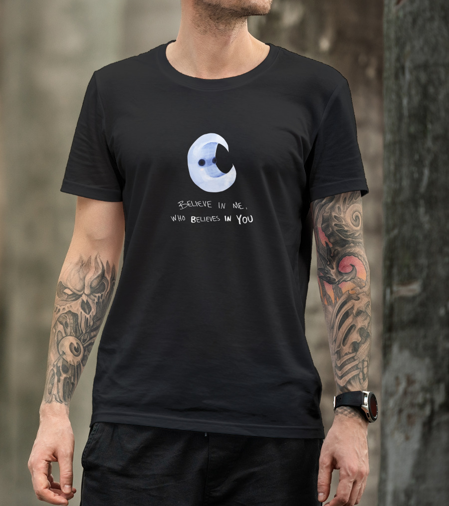 Wunderworld Merch Night Capsule Moon Believe In Me Who Believes In You T-Shirt