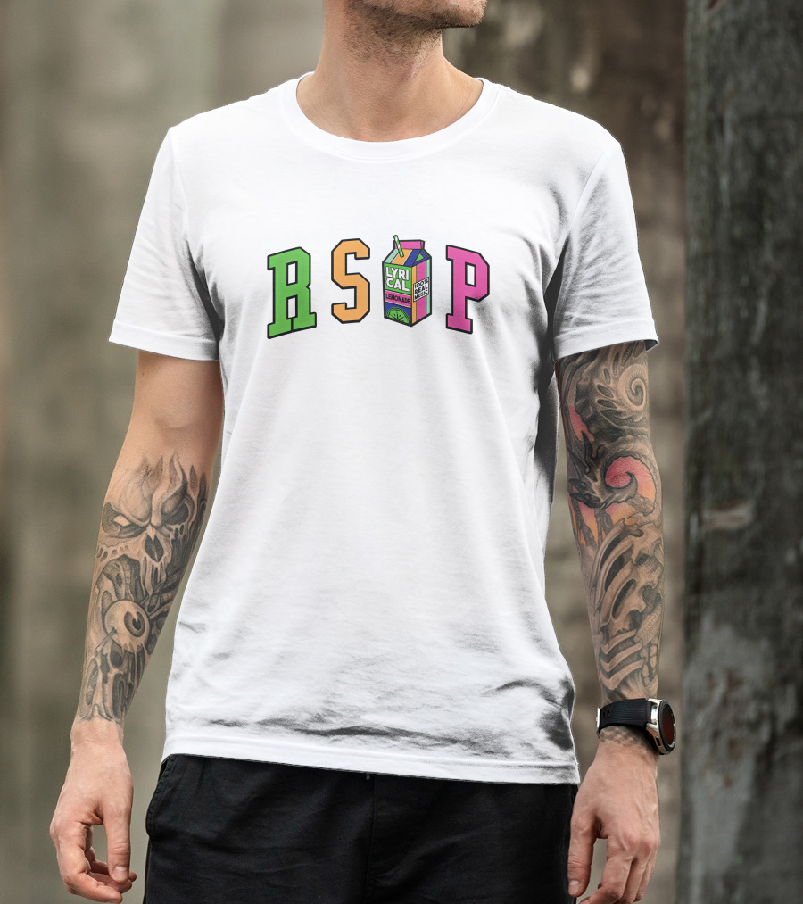 RSVP Lyrical Lemonade Drink Box Logo Cream Merch T-Shirt