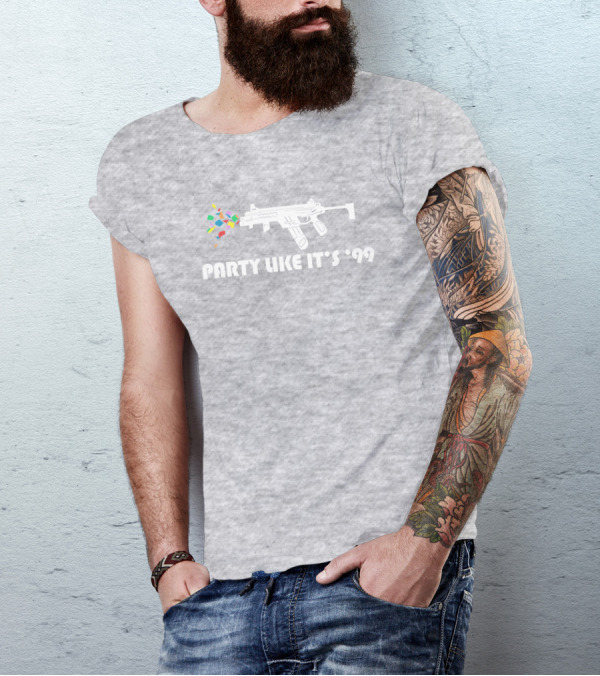 Apex Legends Party Like It's 99 Confetti Gun T-Shirt