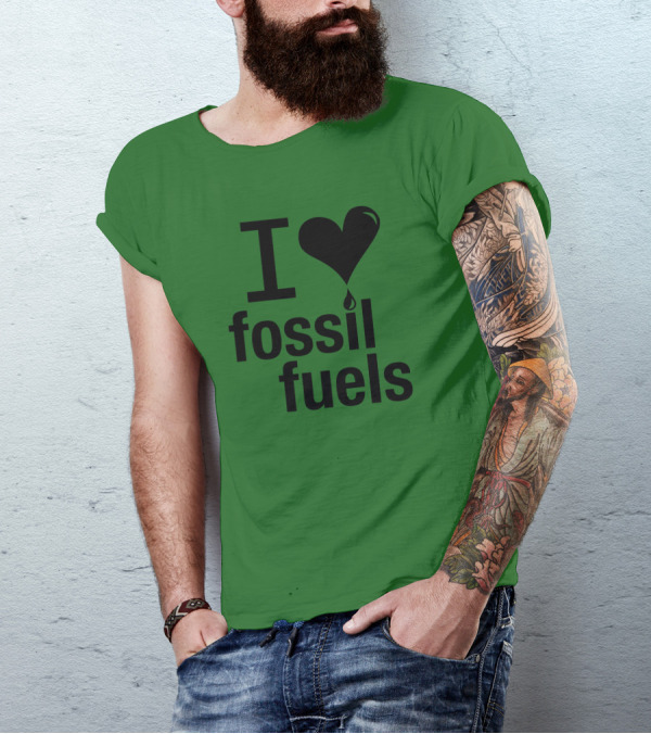 Alex Epstein UFC272 I Love Fossil Fuels Iconic Heart T-Shirt
