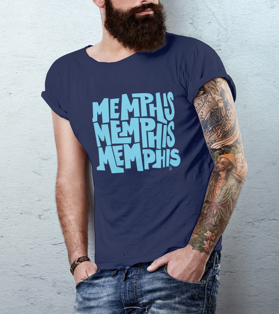 Memphis Memphis Memphis Choose 901 Merch Growl Towel T-Shirt