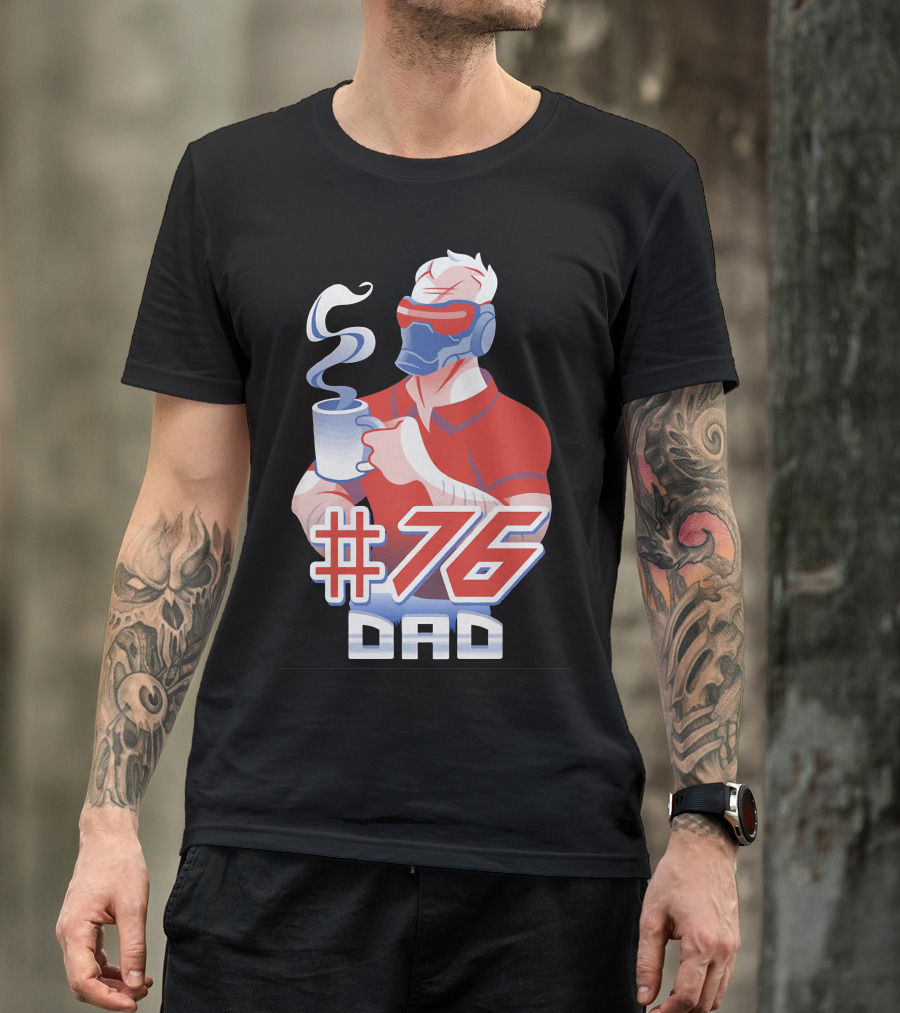 Soldier76 #76 Dad Coffee Mug Gaming T-Shirt