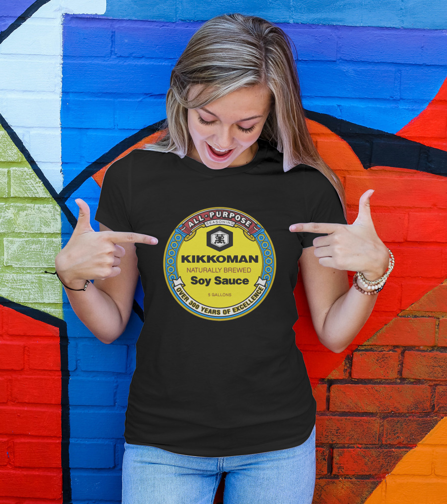 All Purpose Kikkoman Naturally Brewed Soy Sauce Over 300 Years Of Excellence T-Shirt