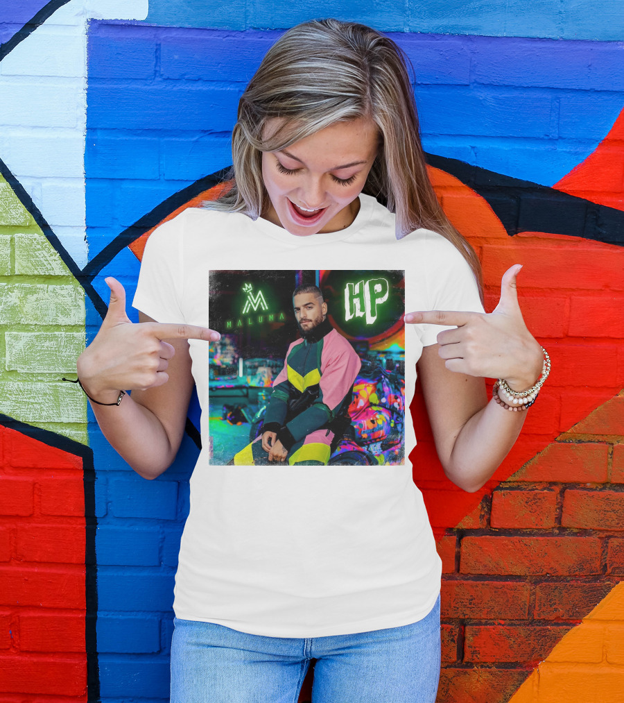 HP Maluma Neon Style Bright Colors T-Shirt