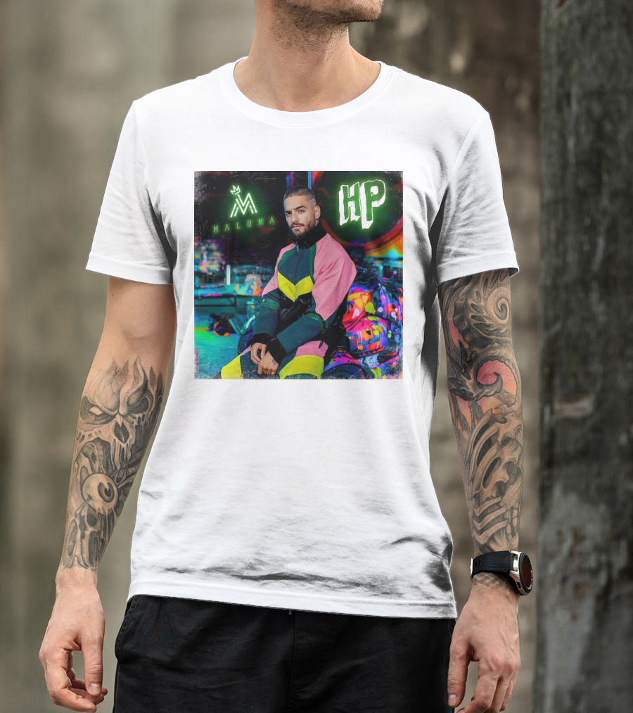 HP Maluma Neon Style Bright Colors T-Shirt