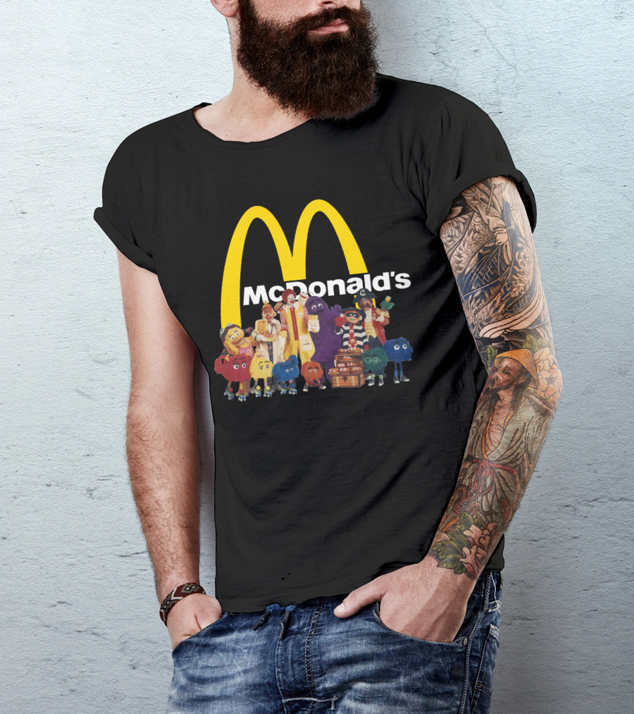 McDonald's Classic Characters Friends Group T-Shirt