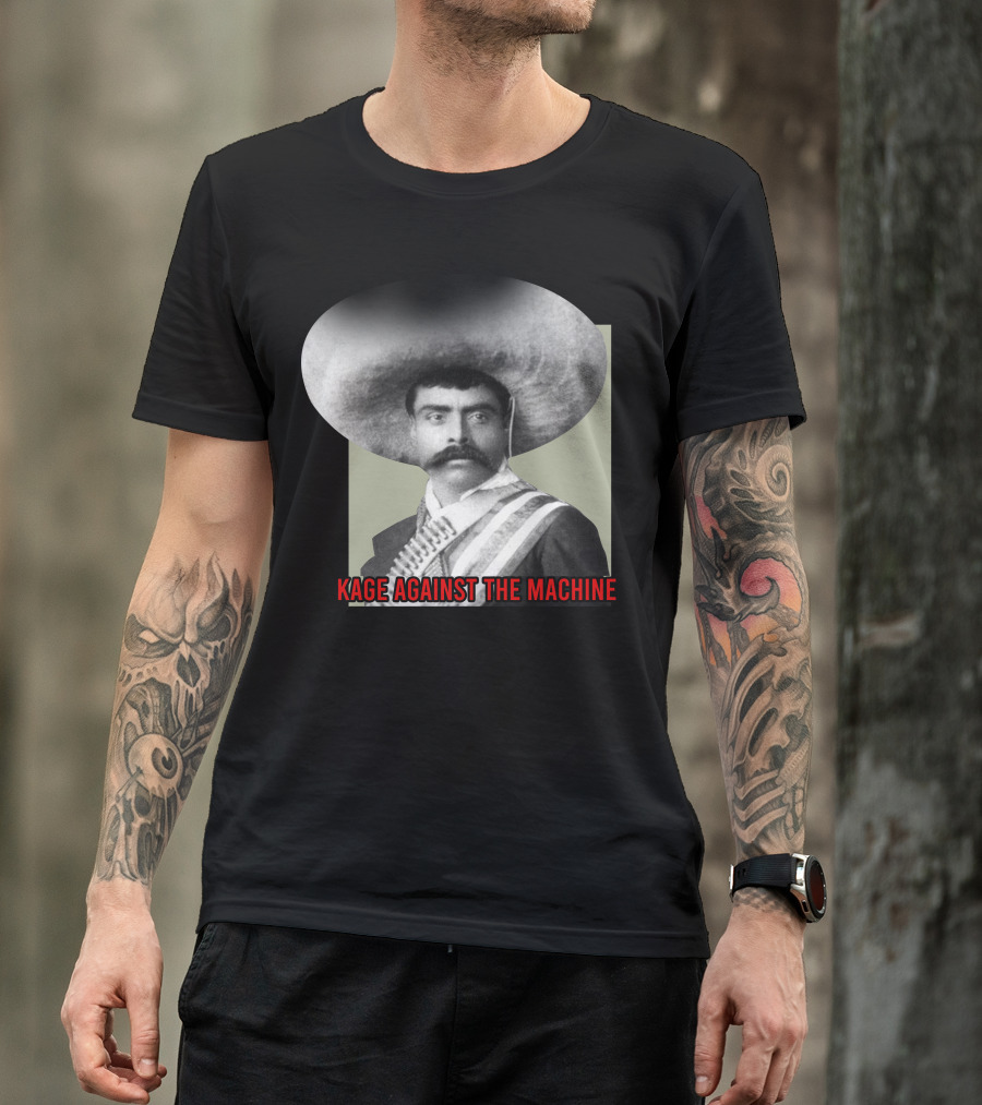 Kage Against The Machine Emiliano Zapata Giant Concert T-Shirt