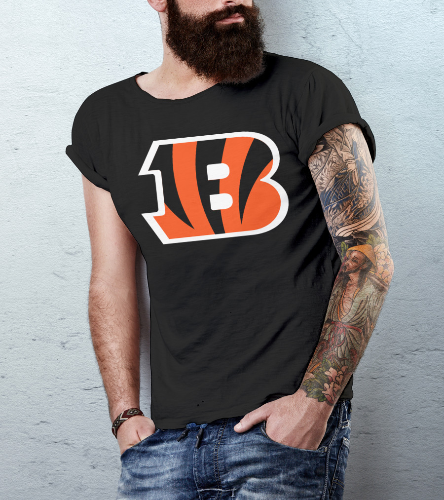 Cincinnati Bengals NFL Football Team Logo Tigers T-Shirt