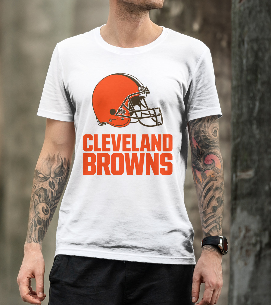 Cleveland Browns Football Team Helmet T-Shirt