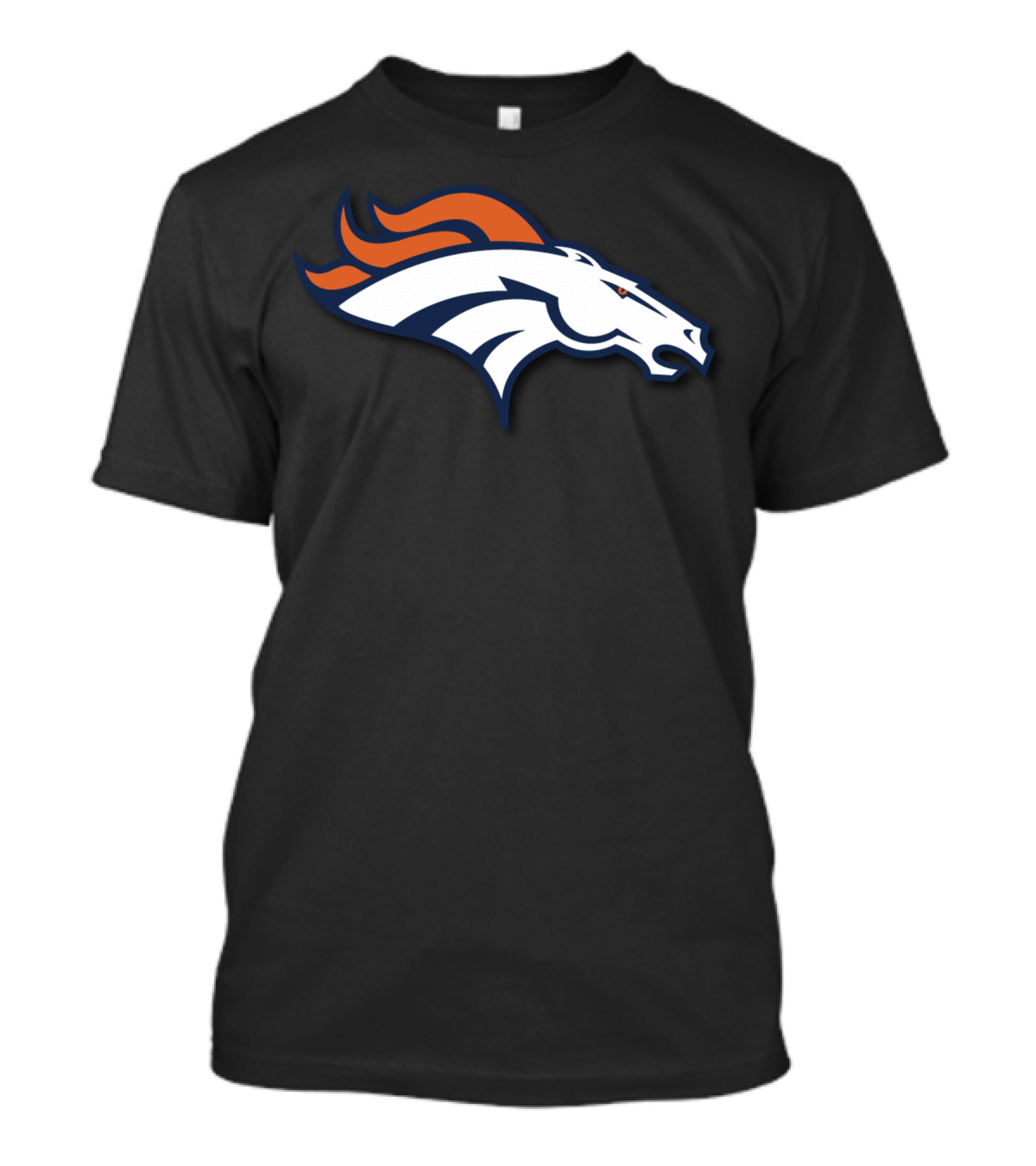 Denver Broncos Football Team Logo Design For Fans T-Shirt
