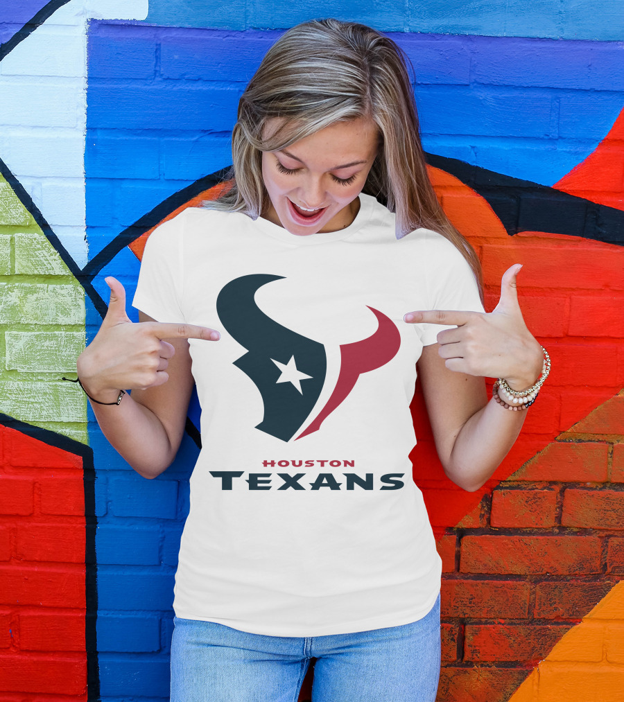 Houston Texans Team Logo For Football Fans T-Shirt