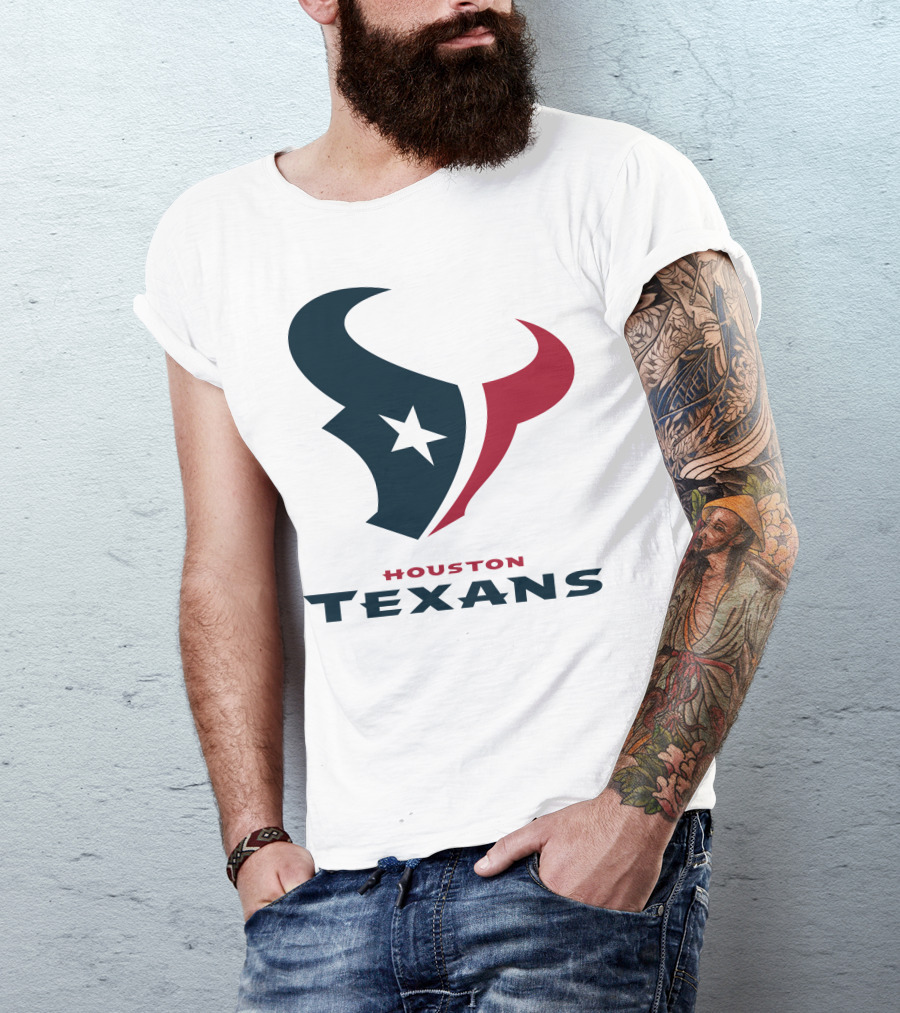 Houston Texans Team Logo For Football Fans T-Shirt