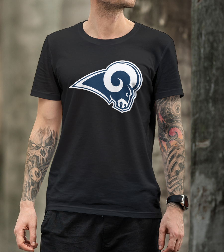 Los Angeles Rams Football Team Logo Sports T-Shirt