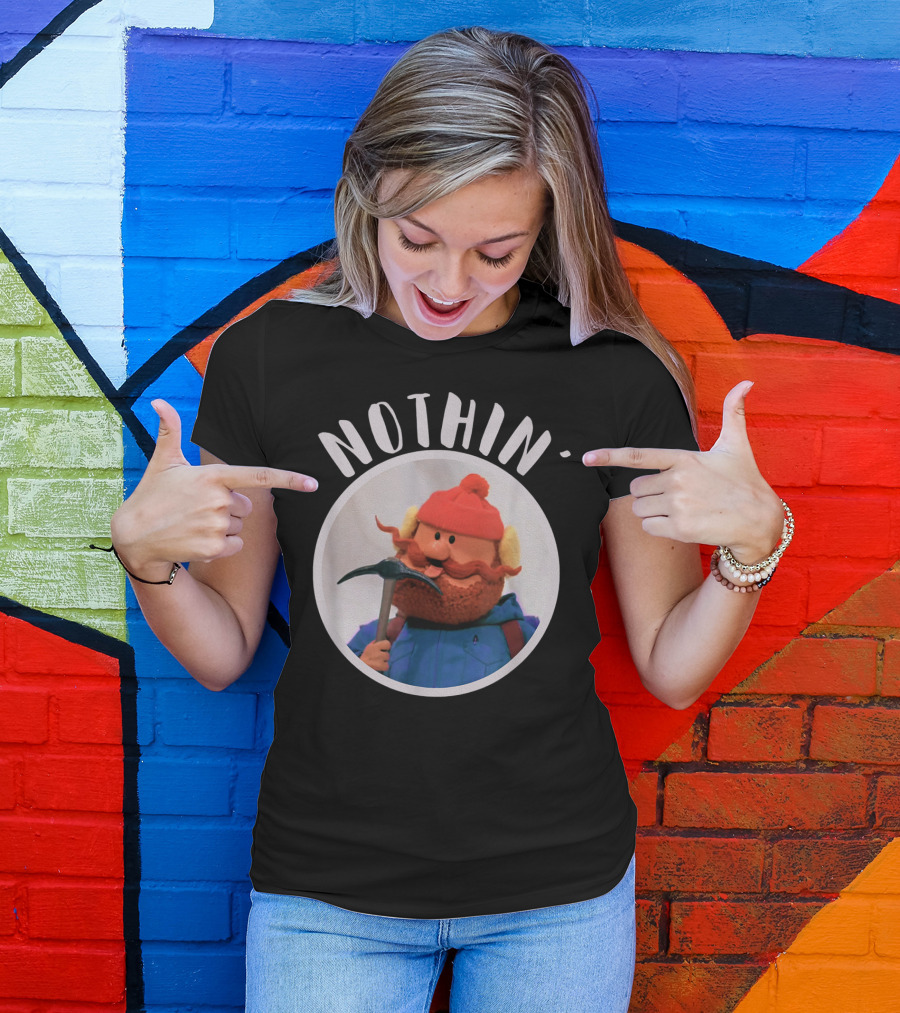 Christmas Special Nothin' Cornelius Of The Yukon Pickaxe Red Beanie T-Shirt