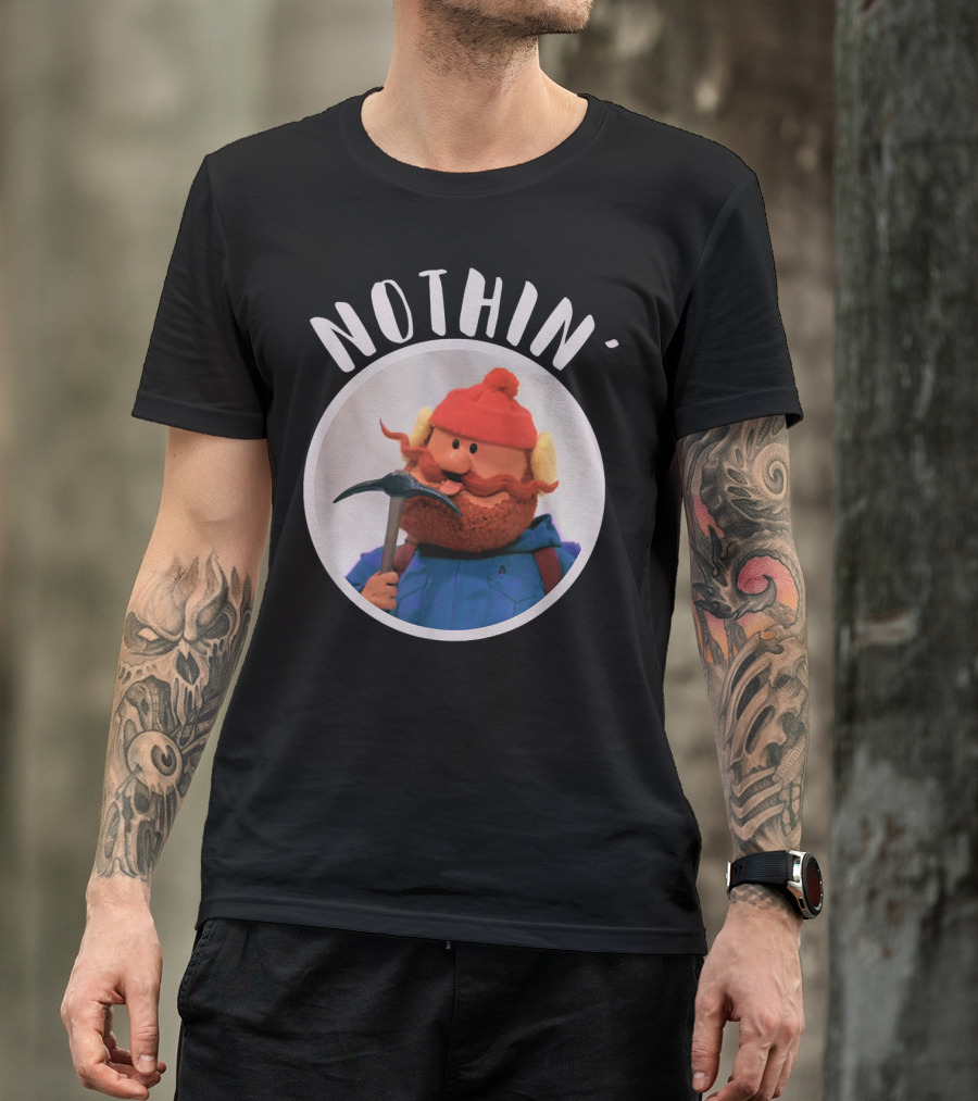 Christmas Special Nothin' Cornelius Of The Yukon Pickaxe Red Beanie T-Shirt