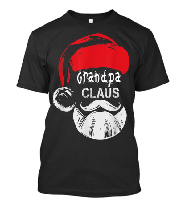 Grandpa Claus Christmas Grandpa Santa Beard Hat T-Shirt