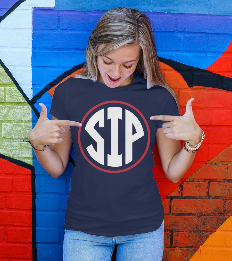 Ole Miss SIP Circle SEC-Inspired T-Shirt