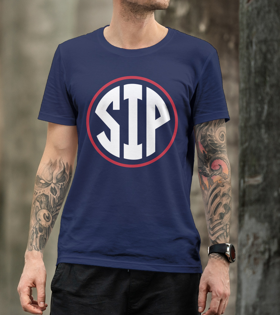 Ole Miss SIP Circle SEC-Inspired T-Shirt