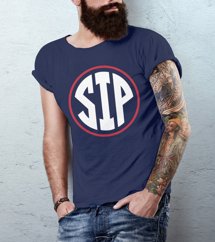 Ole Miss SIP Circle SEC-Inspired T-Shirt