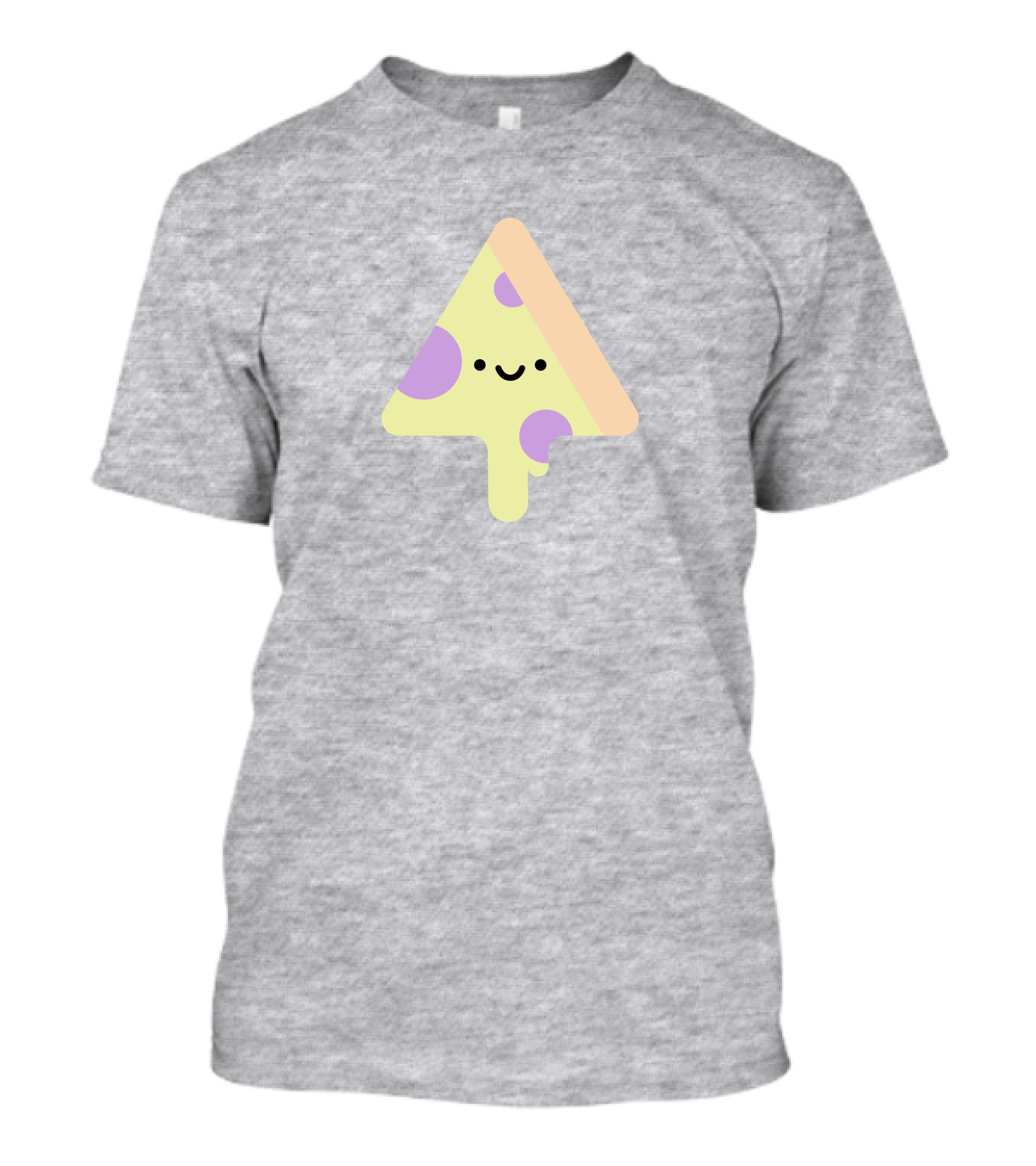 Joe Fabisevich Pizza Cute Smiley Slice Triangle T-Shirt