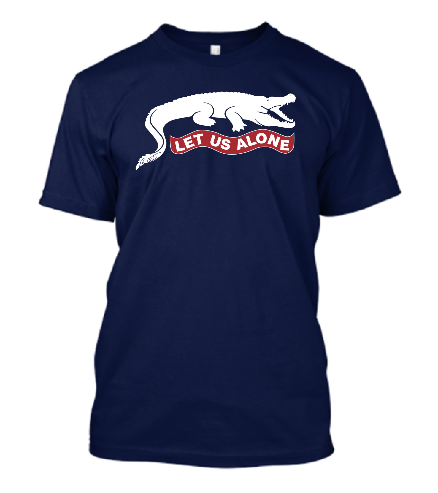 Let Us Alone Ron Desantis Alligator T-Shirt