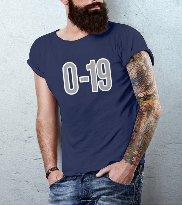 Celebrate Georgetown 0-19 Blue Grey Sports T-Shirt