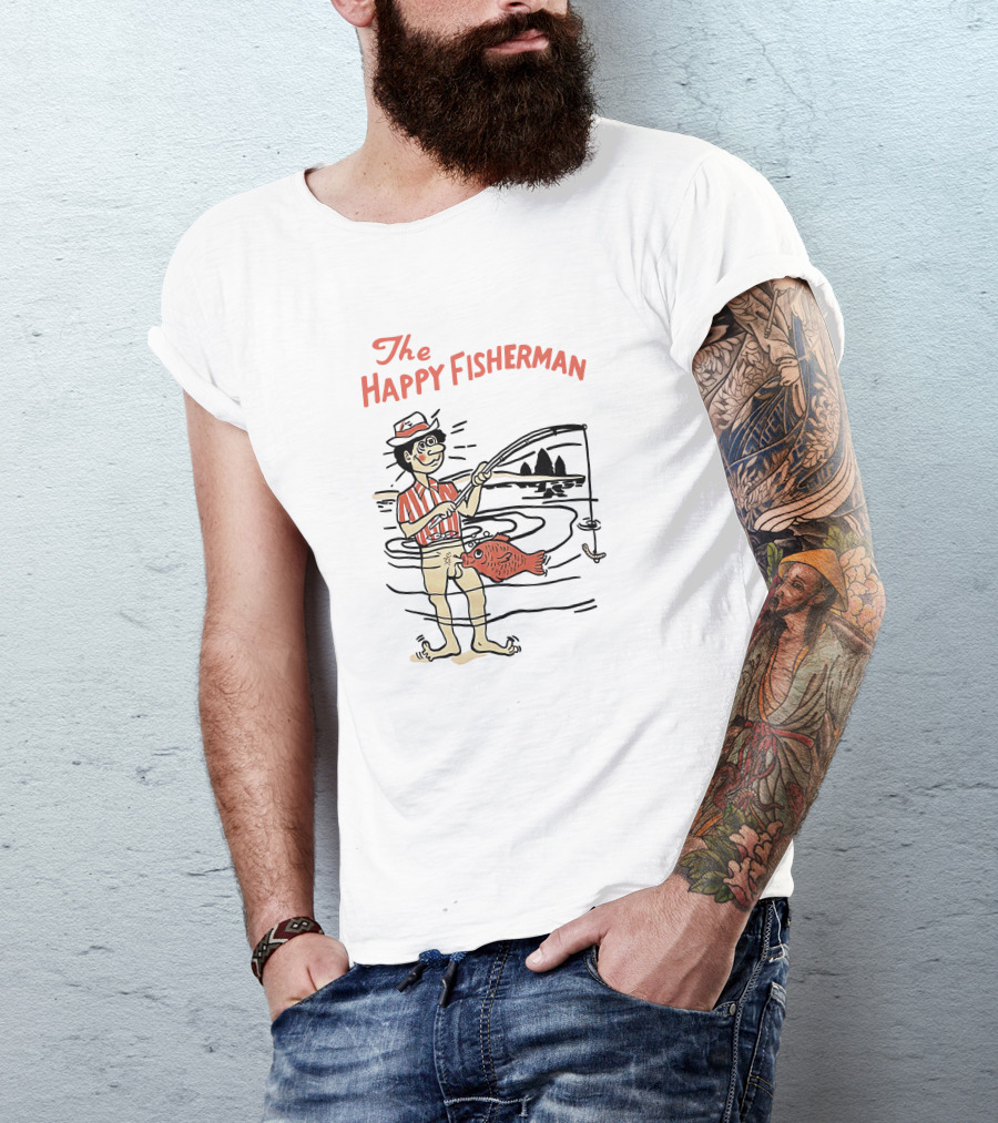 The Happy Fisherman T-Shirt