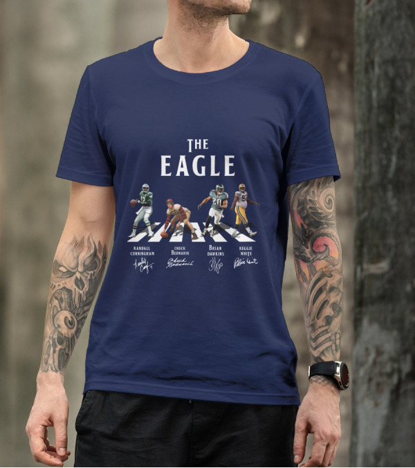 The Eagle Randall Cunningham Chuck Bednarik Brian Dawkins Reggie White NFL T-Shirt