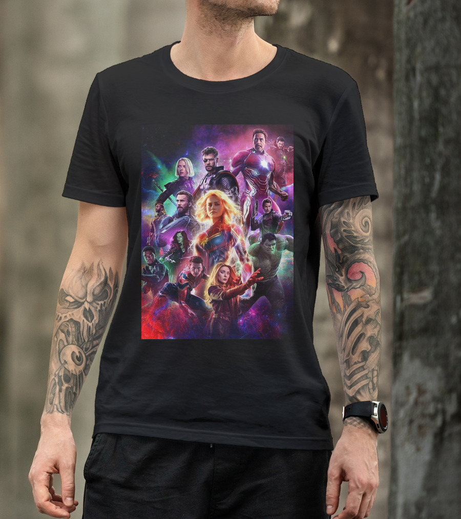 Marvel Avengers Endgame Superhero Team T-Shirt