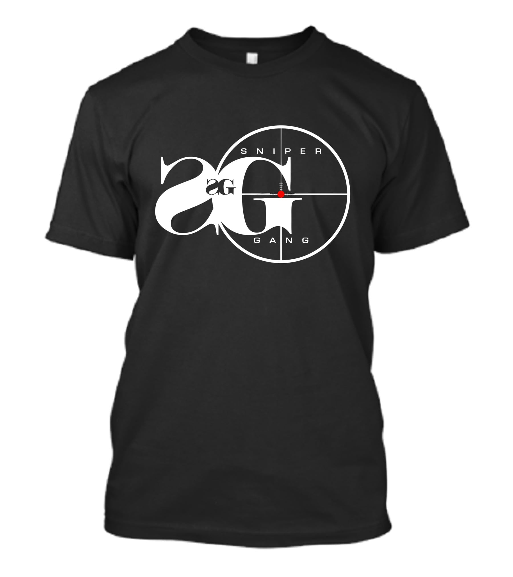 Sniper Gang Logo 2G With Crosshair T-Shirt