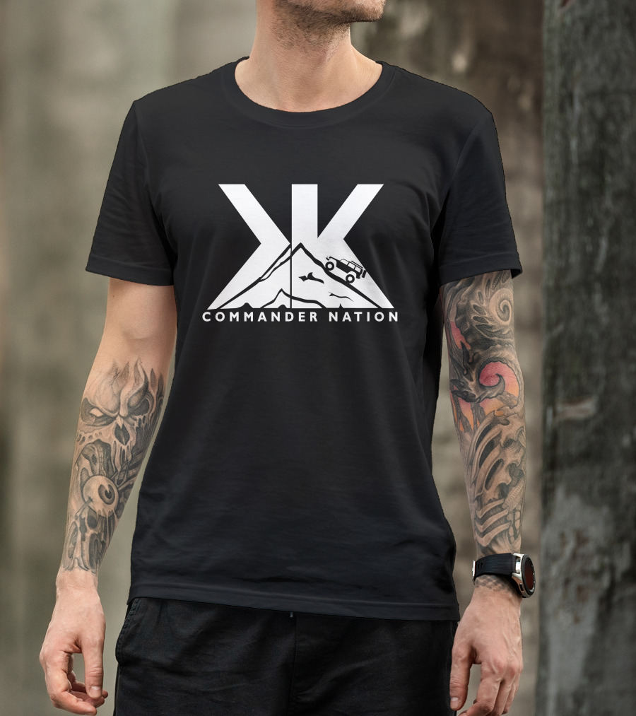 COMMANDER NATION Jeep Adventure Mountain T-Shirt
