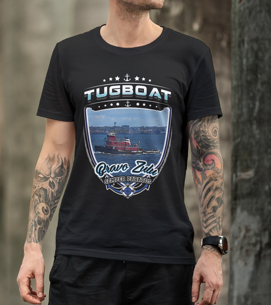 Tugboat Bravo Zulu Semper Paratus T-Shirt