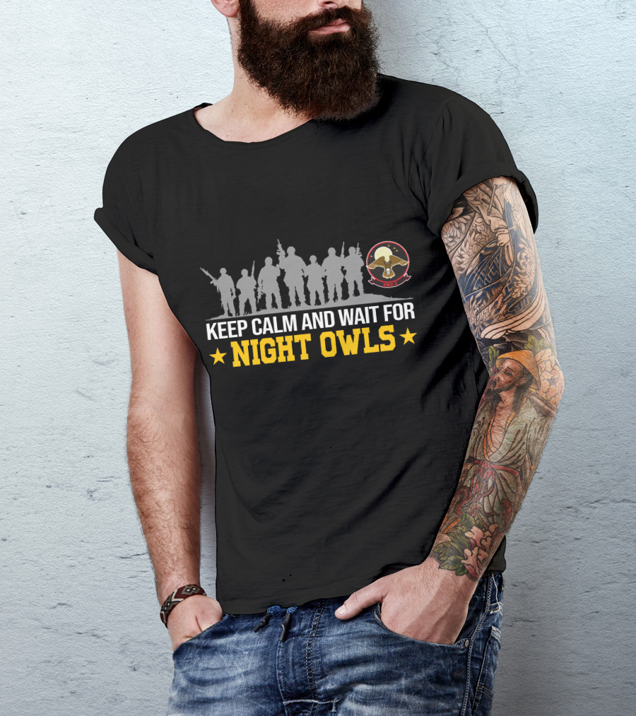 Keep Calm And Wait For Night Owls Vmu T-Shirt