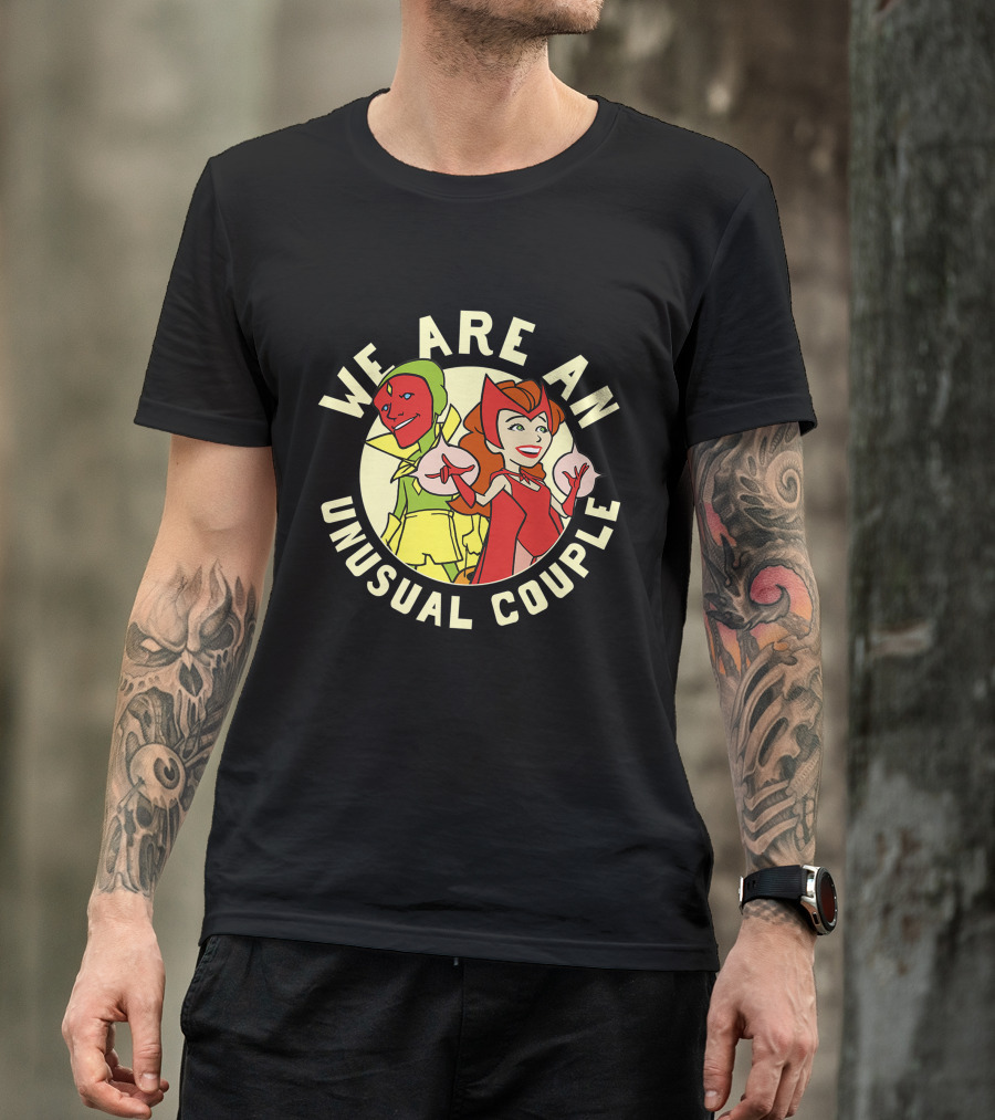Marvel WandaVision We Are An Unusual Couple Halloween T-Shirt