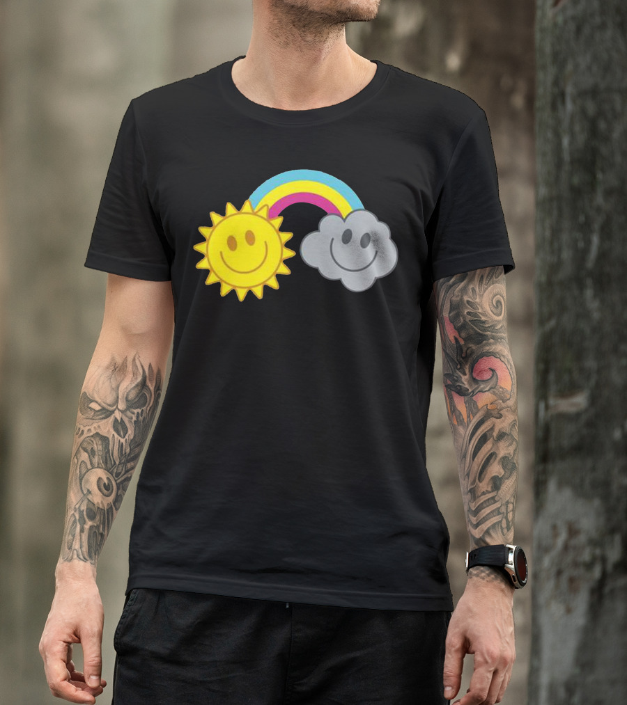 Mcfly Smiling Sun Cloud Rainbow T-Shirt