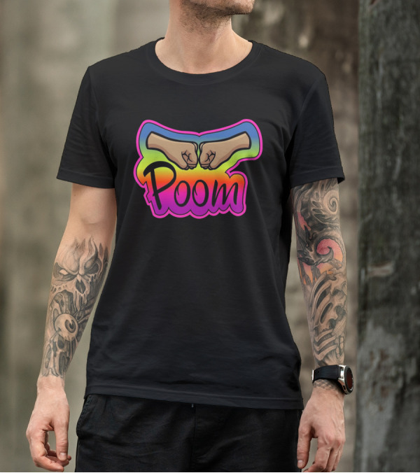 Poom Fist Bump Rainbow T-Shirt