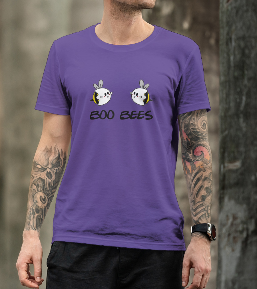 BOO BEES Cute Ghostly Honey Bees Halloween Humor T-Shirt