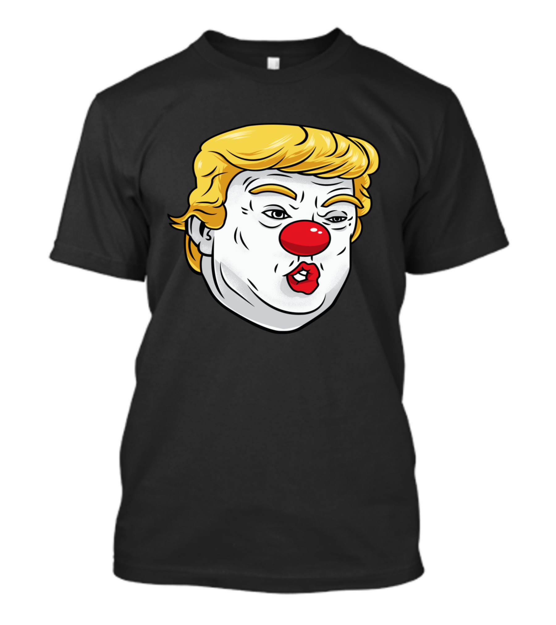 Anti Trump Clown Joker Trump Parody Face T-Shirt