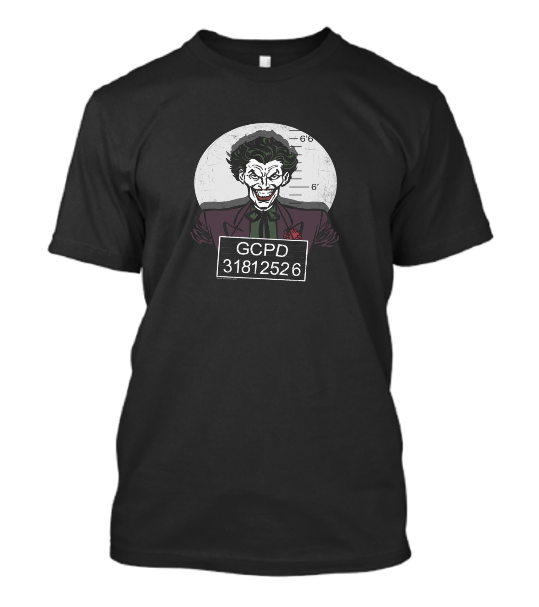 Batman Joker GCPD Mugshot 31812526 T-Shirt