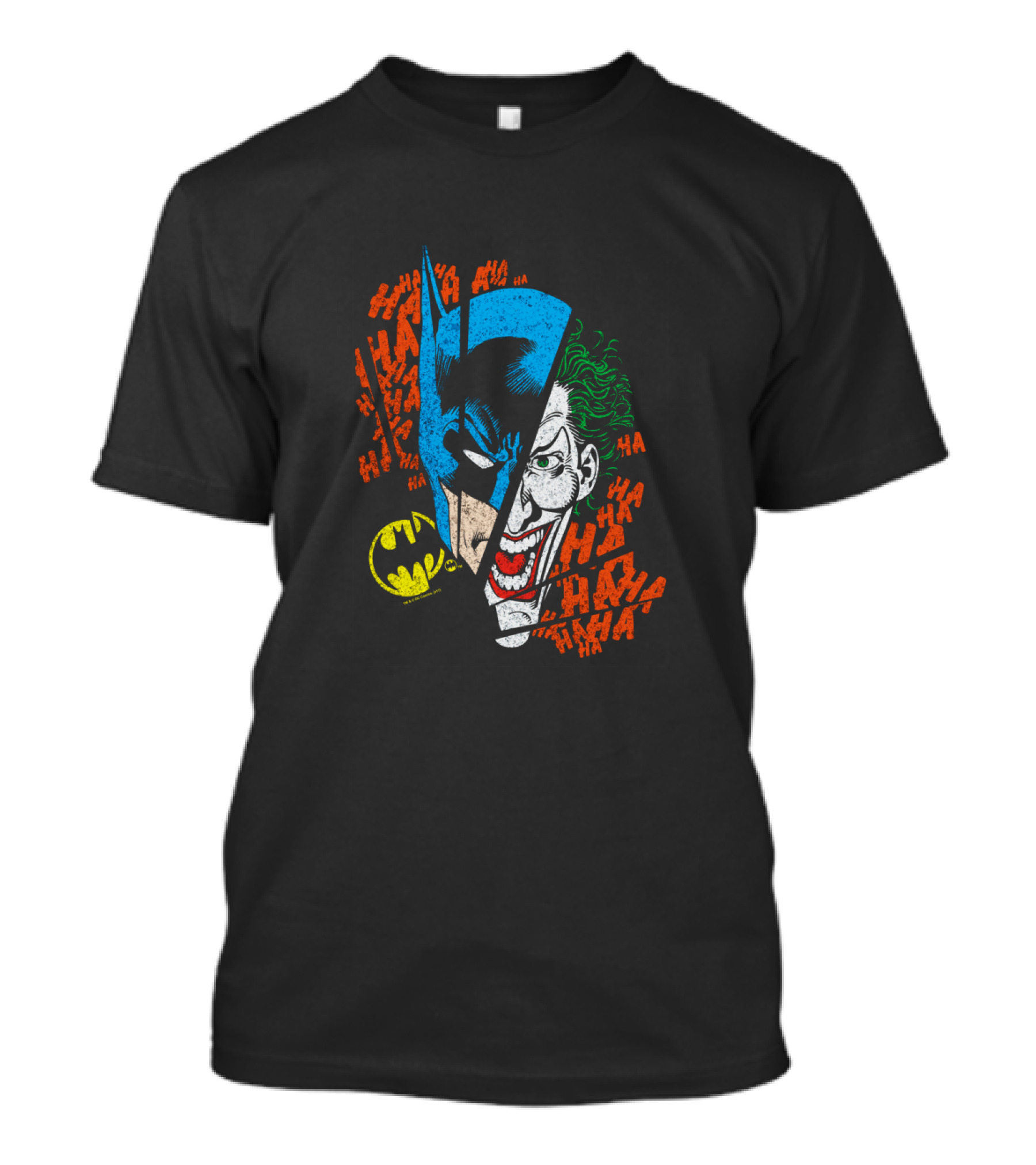 Batman Joker Split Face HA HA T-Shirt