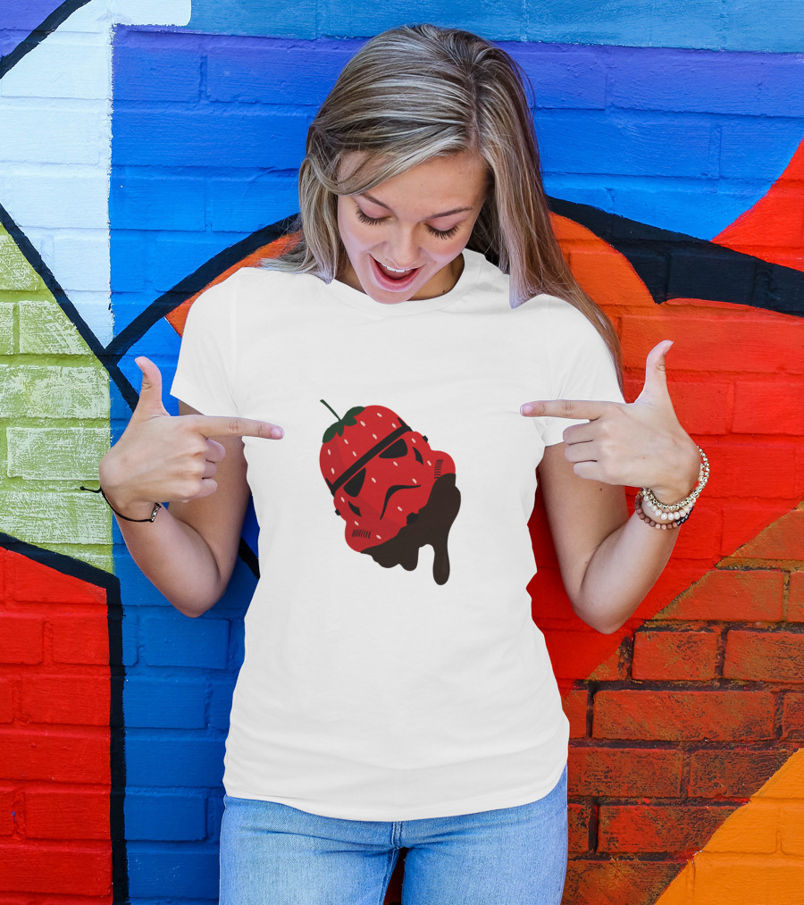 Star Wars Stormtrooper Chocolate Dipped Strawberry T-Shirt