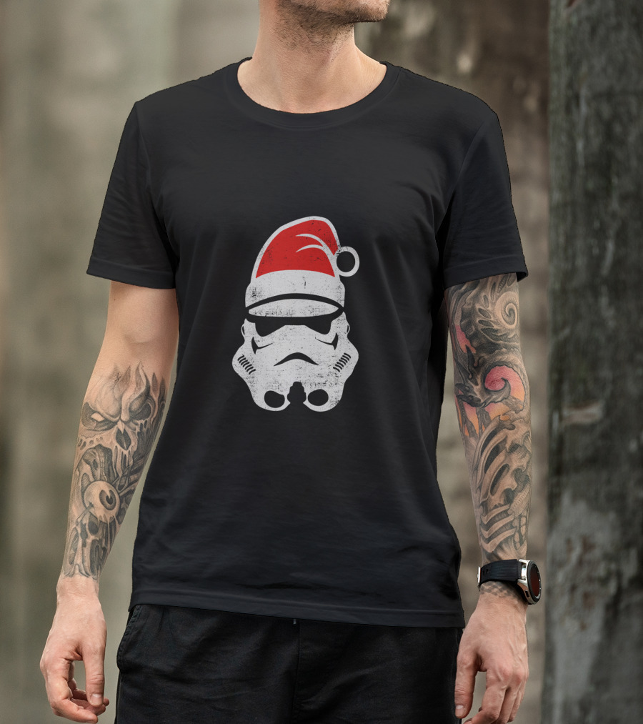 Star Wars Stormtrooper Christmas Santa Hat Holiday T-Shirt