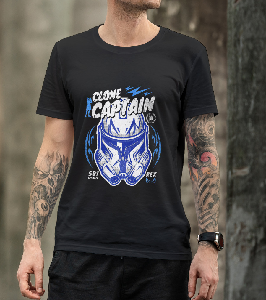 Clone Captain Rex 501 Trooper Star Wars The Clone Wars T-Shirt